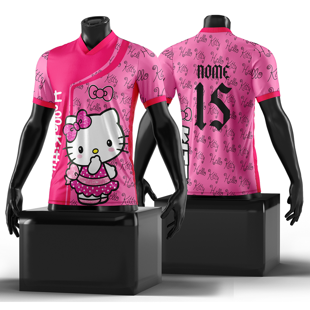 Arte Vetor Camisa Hello Kitty 