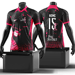 Arte Vetor camisa pantera cor de rosa interclasse Mod-215