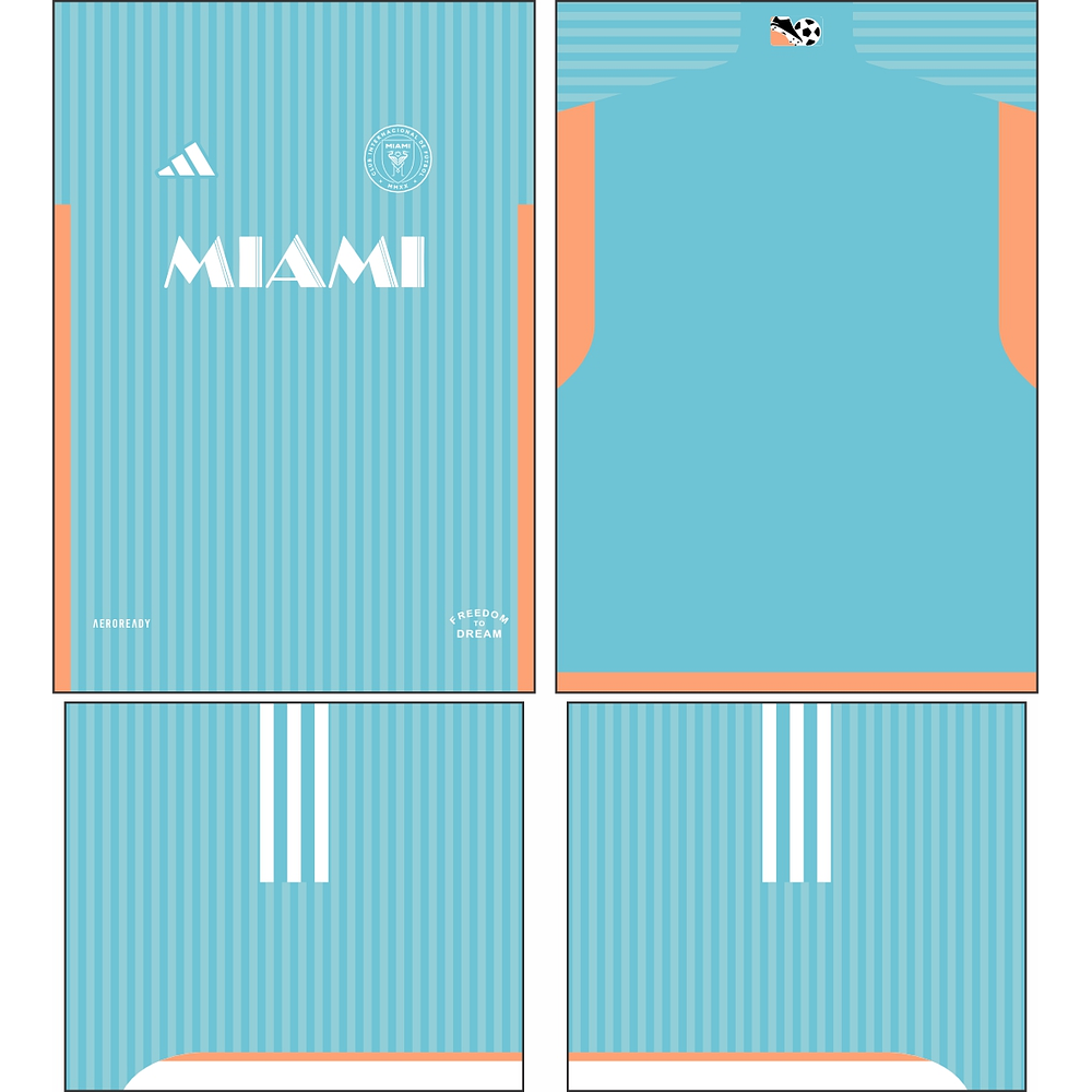 Arte Vetor Camisa Inter Miami Alternativa 2024