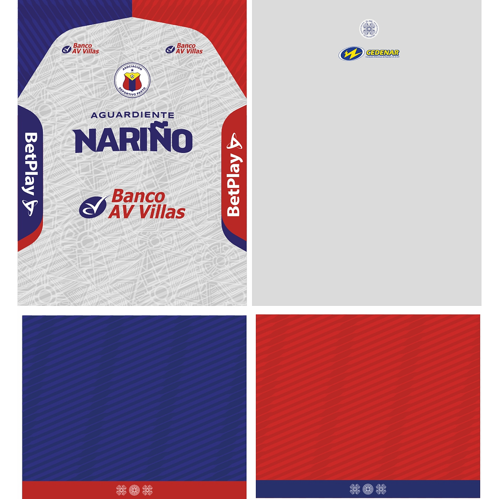 Arte Vetor Camisa Deportivo Pasto 2024-25 Third