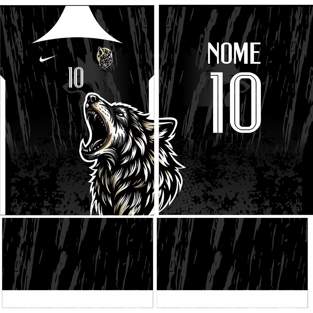 Arte Vetor Camisa InterClasse Lobo 271