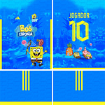 Arte Vetor Camisa InterClasse Bob esponja 371