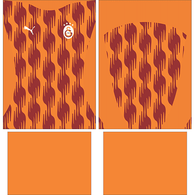 Arte Vetor Camisa Galatasaray Pre-Jogo 2024-2025