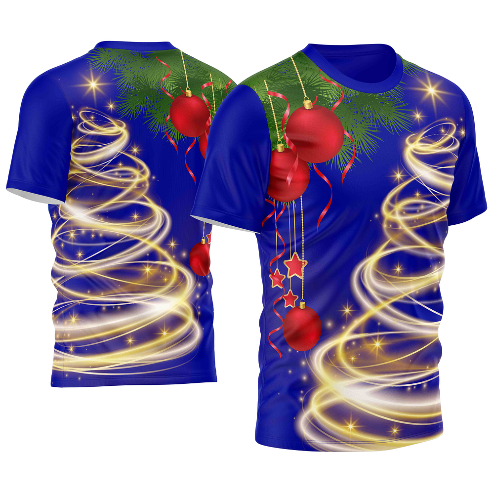 Arte Vetor Camisa Natal Mod-7