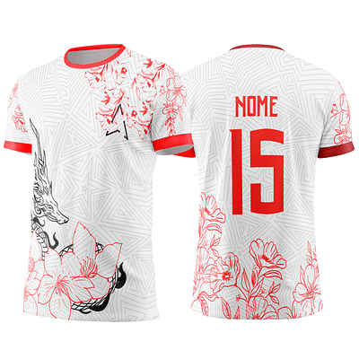 Arte Vetor Camisa Interclasse Dragão 421