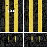 Arte Vetor Camisa Club Guarani Home Kit 2022