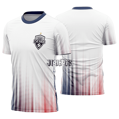 Arte Vetor Camisa Futebol Amador Mod-268