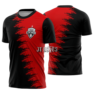 Arte Vetor Camisa Futebol Amador Mod-244