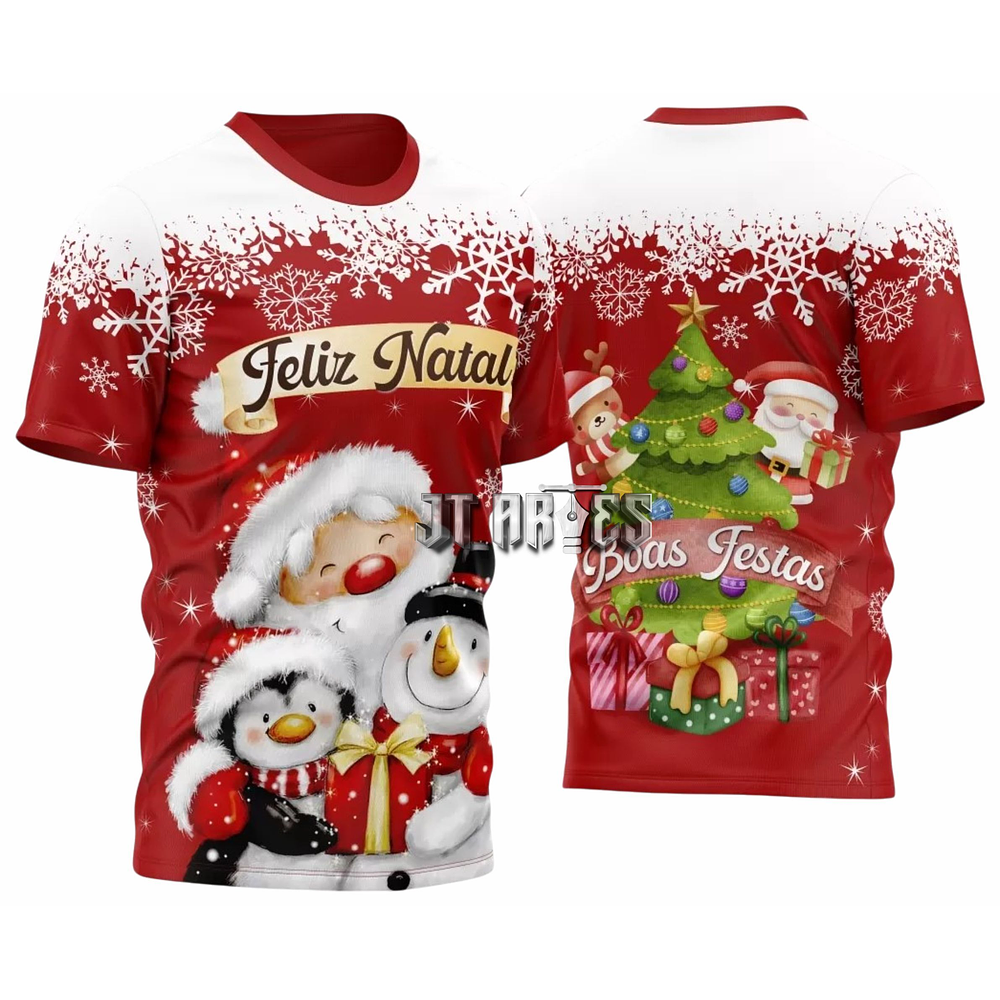 Arte Vetor Camisa Natal Mod-14