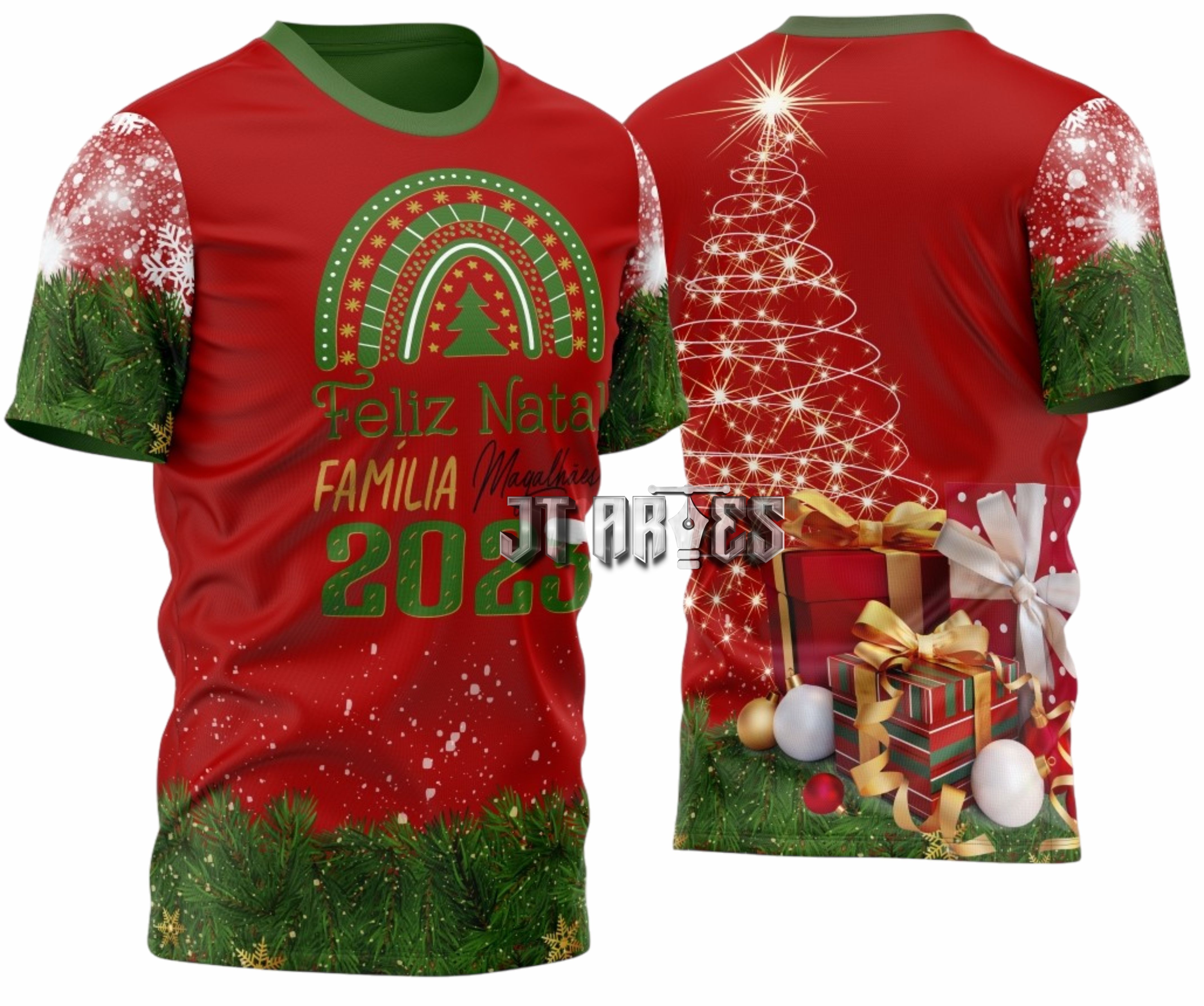 Arte Vetor Camisa Natal Mod-16