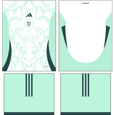 Arte Vetor Camisa Algeria Concept 2024