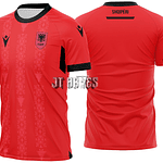 Arte Vetor Camisa Albania Local 2024-2025