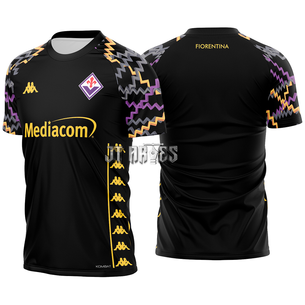 Arte Vetor Camisa Fiorentina Goleiro 2024-2025