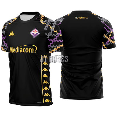 Arte Vetor Camisa Fiorentina Goleiro 2024-2025