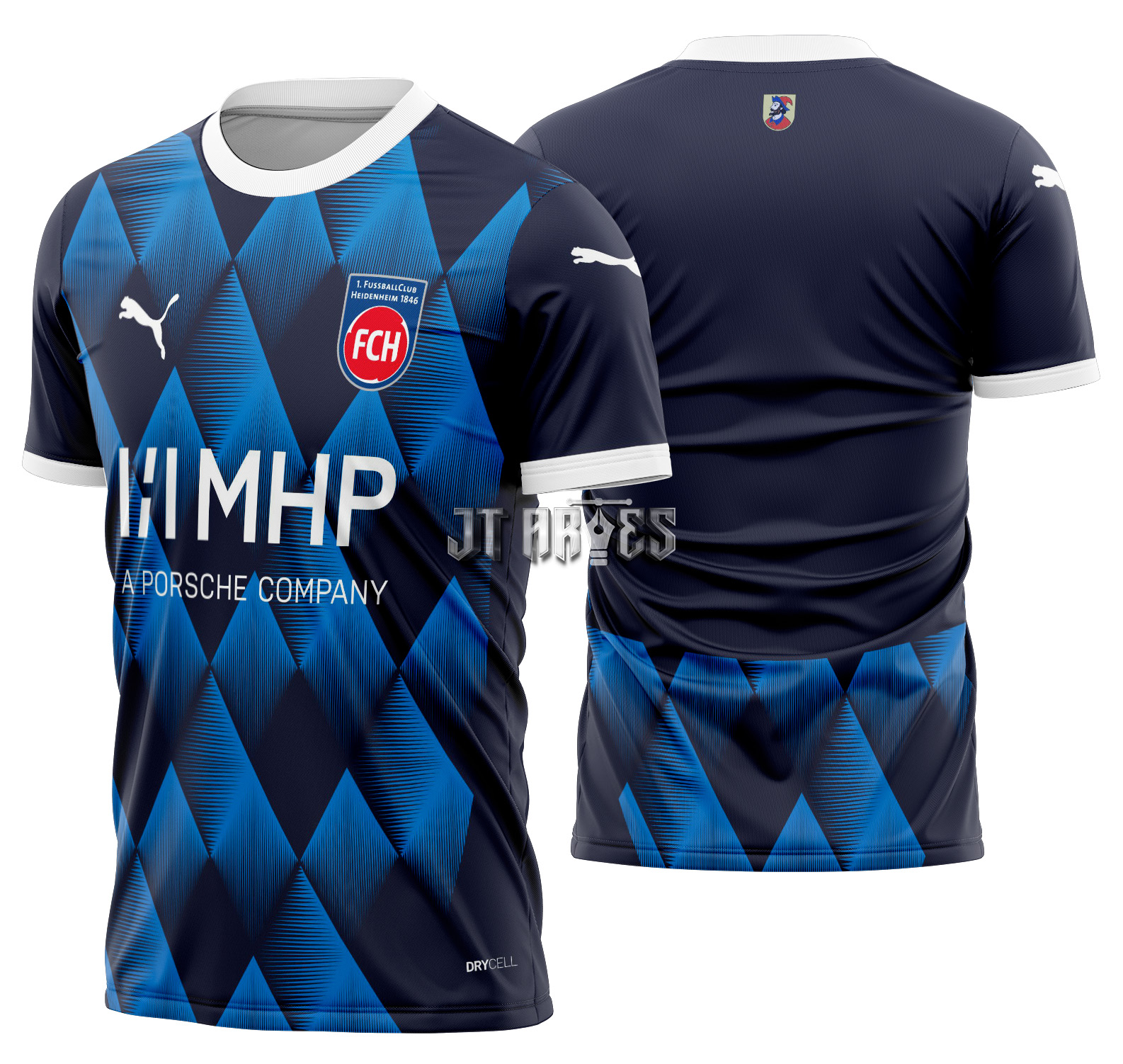 Arte Vetor Camisa 1. FC Heidenheim Visita 2024-2025