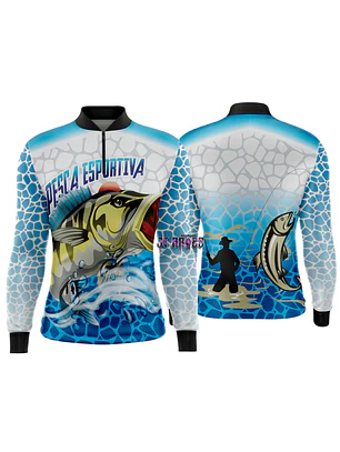 Arte Vetor Camisa Pesca-Mod-0164