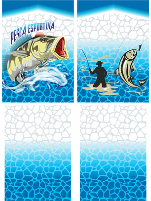 Arte Vetor Camisa Pesca-Mod-0164