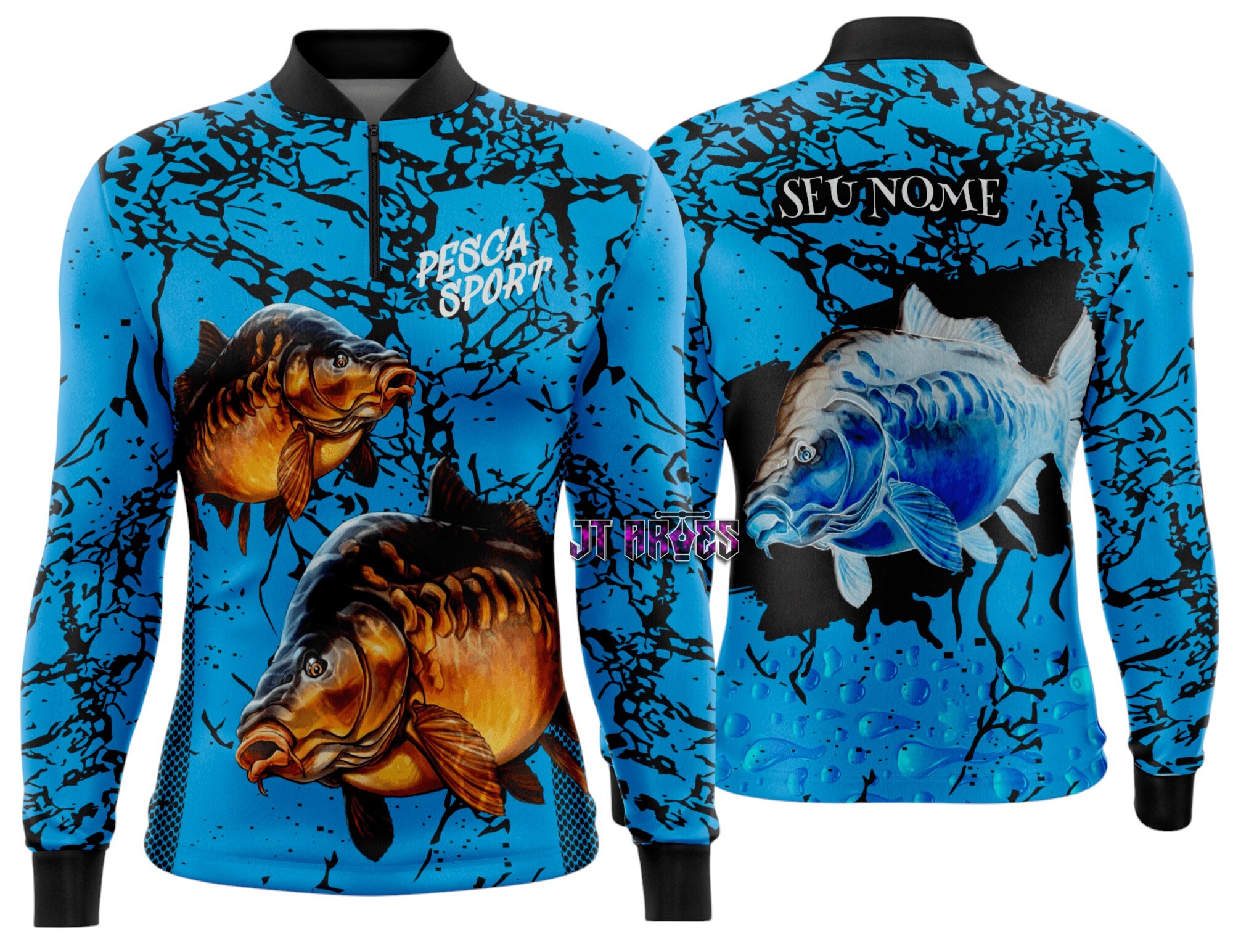 Arte Vetor Camisa Pesca-Mod-0200