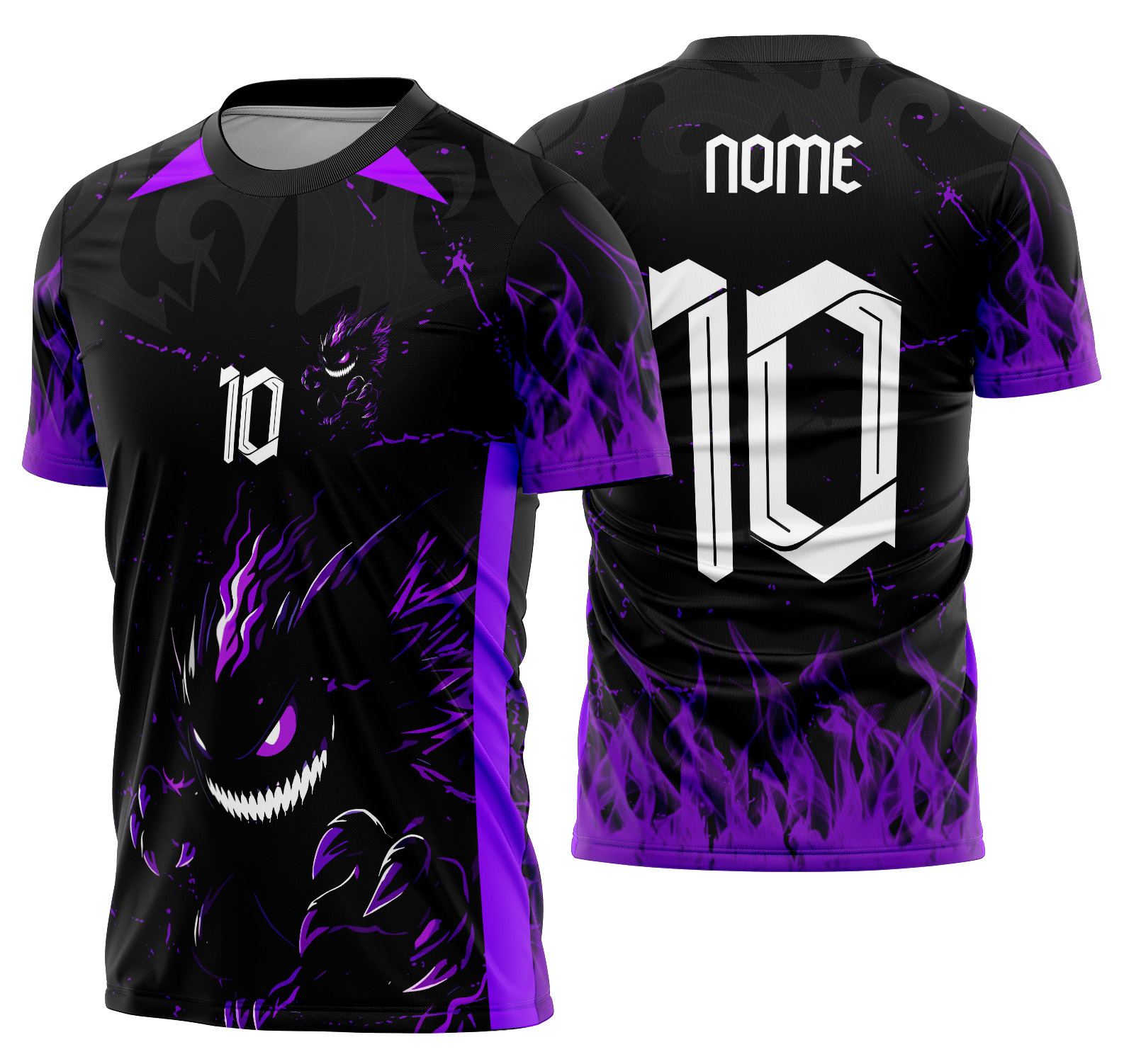 Arte Vetor Camisa Interclasse gengar Mod-770