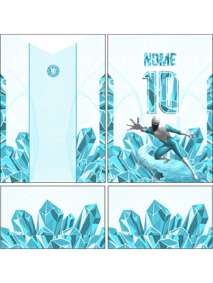 Arte Vetor Camisa Interclasse gelado Mod-838