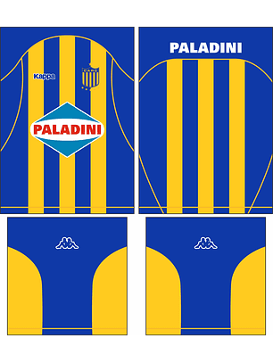 Arte Vetor Camisa Rosario Central Local 2006-2007
