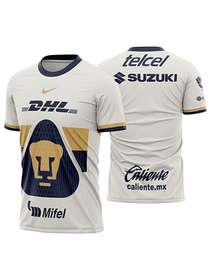 Arte Vetor Camisa Pumas UNAM Local 2025-2026