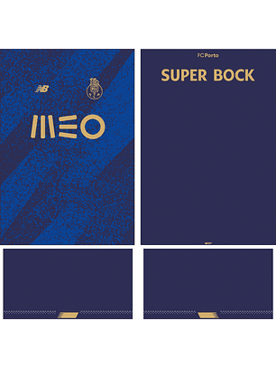 Arte Vetor Camisa FC Porto Visita 2021-2022