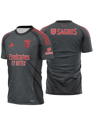Arte Vetor Camisa Benfica Reserva 2024-25