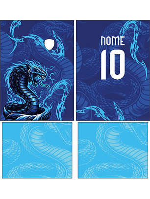 Arte Vetor Camisa Interclasse cobra Mod-844