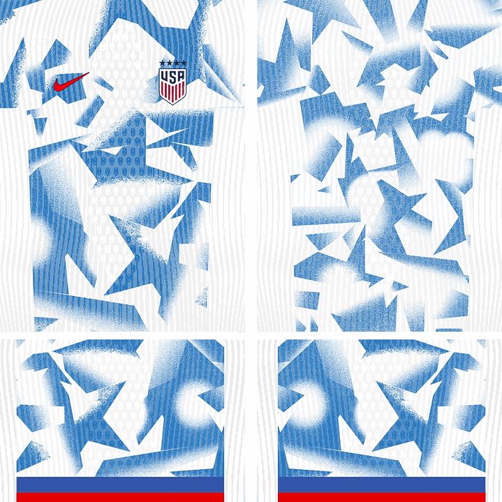 Arte Vetor Camisa USA local 2025-26 2