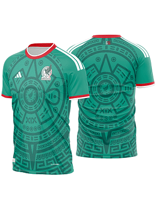 Arte Vetor Camisa México local World Cup 2026