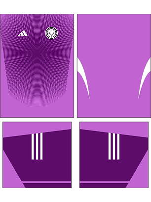 Arte Vetor Camisa Colombia goleiro 2025