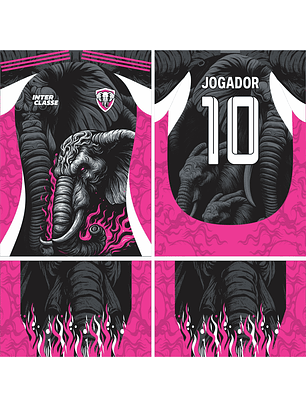 Arte Vetor Camisa Interclasse elefante Mod-846