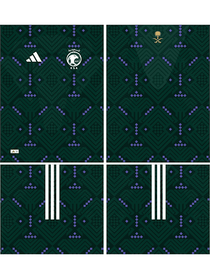 Arte Vetor Camisa Arabia Saudita Home Kit 2026