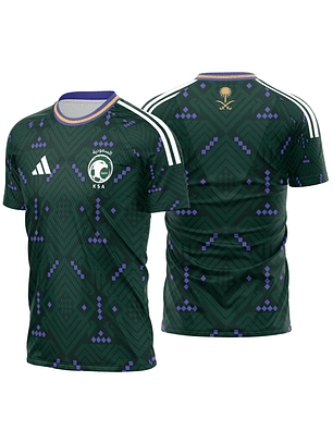 Arte Vetor Camisa Arabia Saudita Home Kit 2026