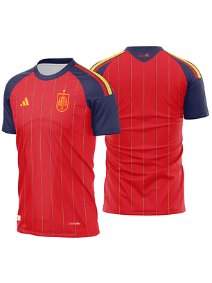 Arte Vetor Camisa Espanha Local 2026