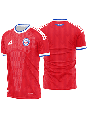 Arte Vetor Camisa Chile Local 2026