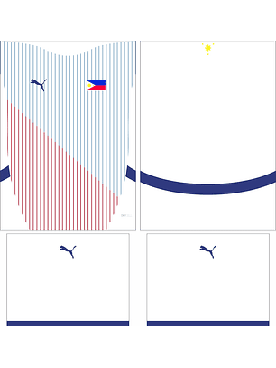 Arte Vetor Camisa Filipinas Visita 2025-2026