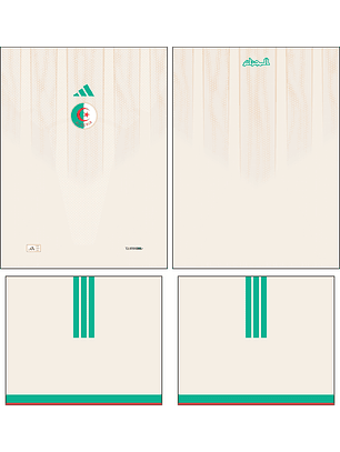 Arte Vetor Camisa Algeria Local 2026