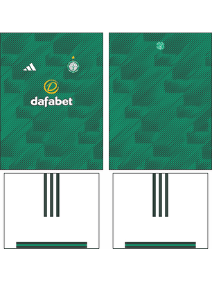 Arte Vetor Camisa Celtic Conceito 2025