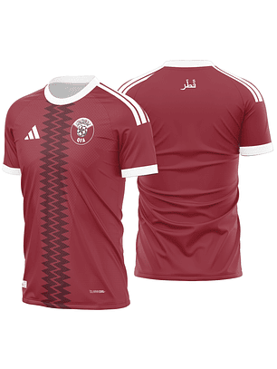 Arte Vetor Camisa Qatar Local 2026