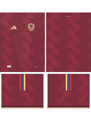 Arte Vetor Camisa Venezuela Local 2026