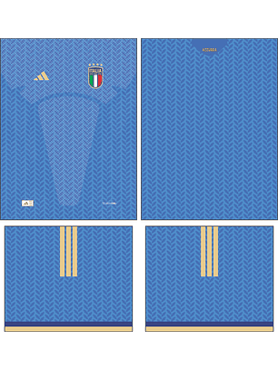 Arte Vetor Camisa Italia Local 2026