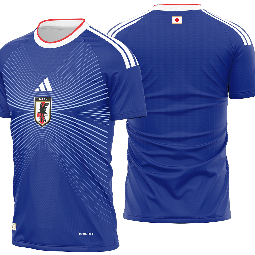 Arte vetor camisa Japão Local 2026 1