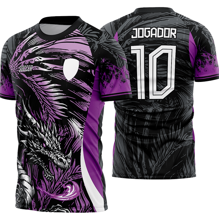 Arte vetor camisa Interclasse dragão Mod-849 1