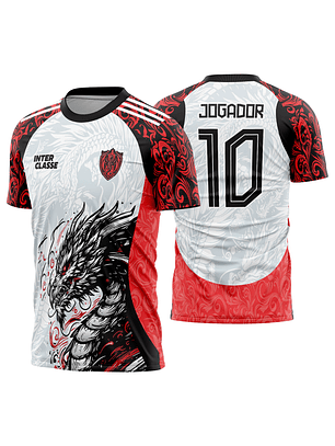 Arte Vetor Camisa Interclasse dragão Mod-851
