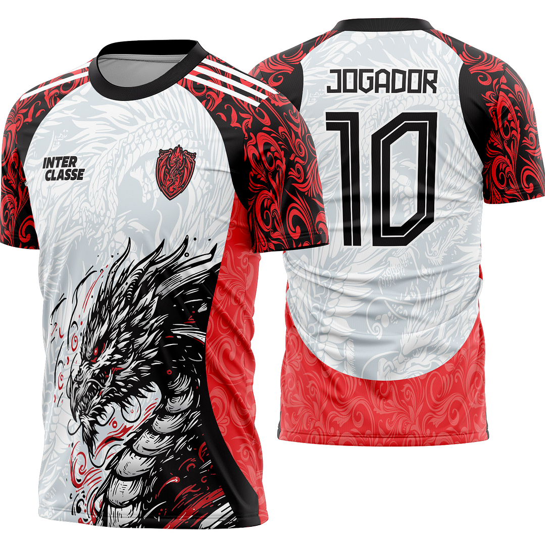 Arte Vetor Camisa Interclasse dragão Mod-851 1