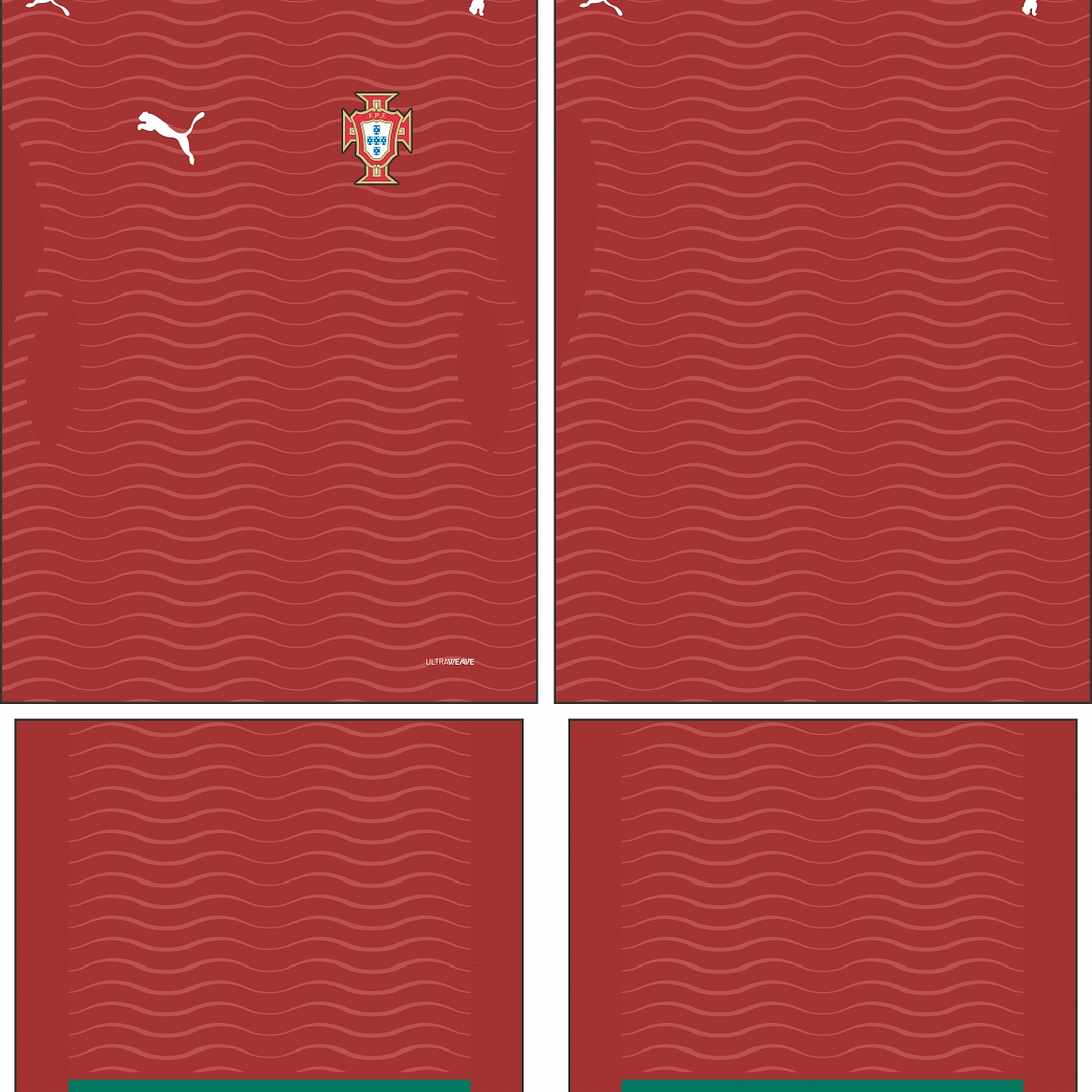 Arte Vetor Camisa Portugal Local 2026 2