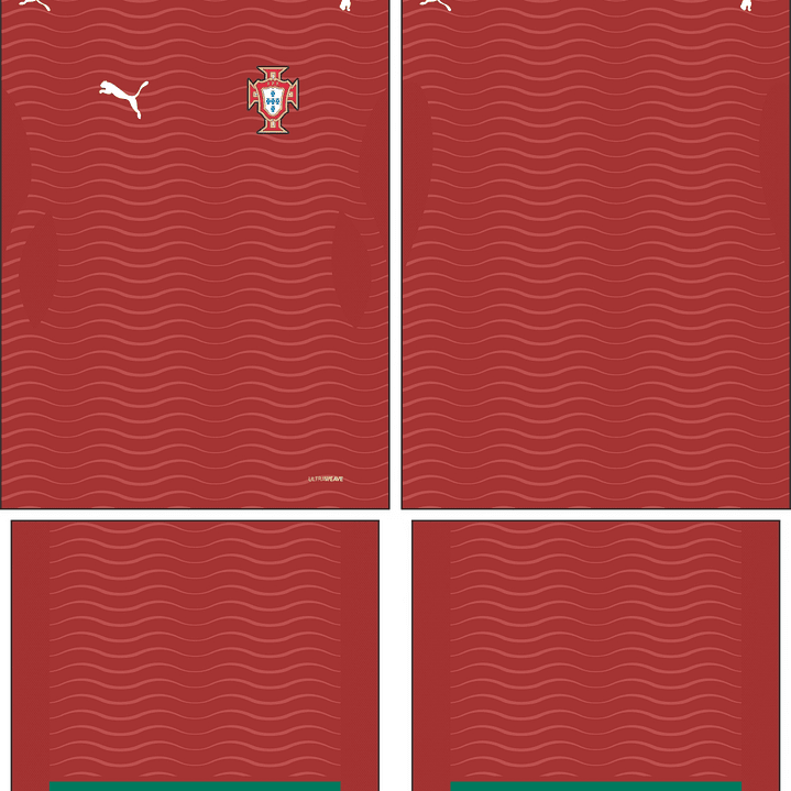 Arte Vetor Camisa Portugal Local 2026 2