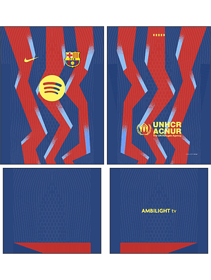 Arte Vetor Camisa Barcelona quarta 2025-2026